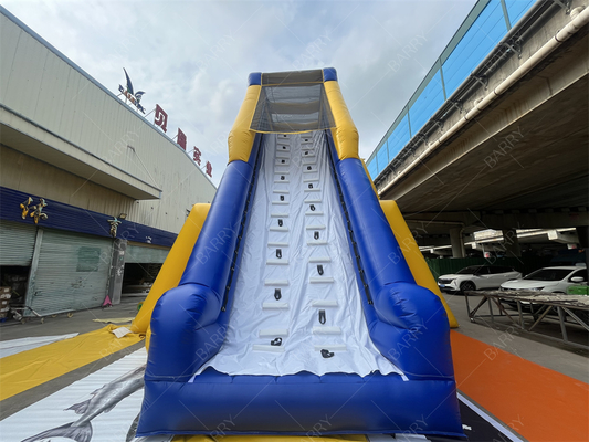 Commerciële gigantische opblaasbare waterslide 30x10,6m PVC voor pretparken