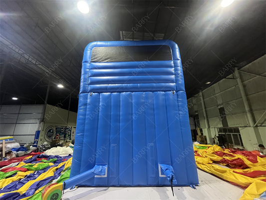 Pretpark Buitentuin Grote Kinderen Opblaasbare Dubbele Waterglijbanen Voor Tieners Achtertuin