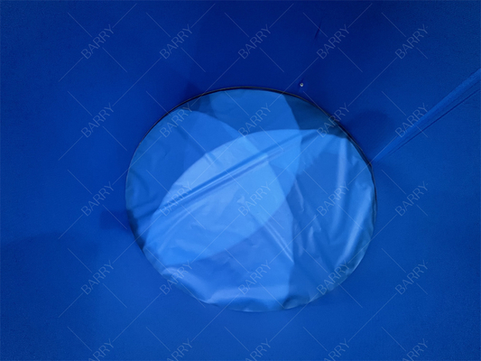 Aangepaste Zware Outdoor DWF Drop Stitch Familie Ronde Zwembad Opblaasbare IJsbad Zomer Essentiële Achtertuin Zwembad