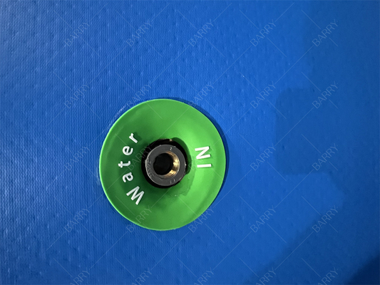 Aangepaste Zware Outdoor DWF Drop Stitch Familie Ronde Zwembad Opblaasbare IJsbad Zomer Essentiële Achtertuin Zwembad
