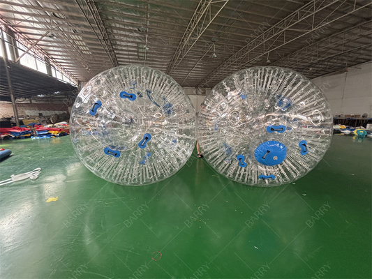 PVC TPU 2,5m Gekke Menselijke Hamster Zorbing Rolbal Opblaasbare Zorb Bal voor Kinderen Volwassenen
