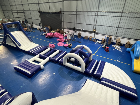 Modeontwerp opblaasbaar waterpark opblaasbaar drijvend waterpark zakelijk zomerwaterpark