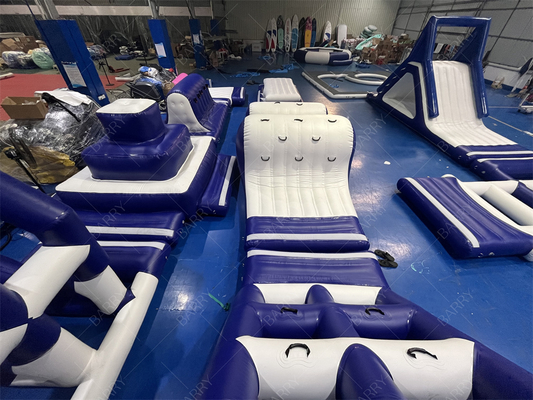 Modeontwerp opblaasbaar waterpark opblaasbaar drijvend waterpark zakelijk zomerwaterpark