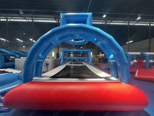 0.9mm PVC Drijvend Opblaasbaar Waterpark Opblaasbare Waterspellen Opblaasbaar Aquapark Voor De Zee