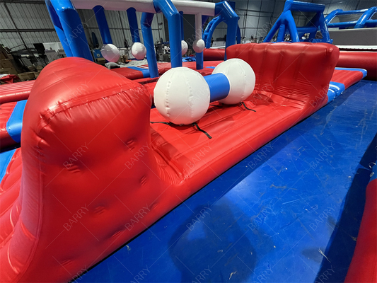 0.9mm PVC Drijvend Opblaasbaar Waterpark Opblaasbare Waterspellen Opblaasbaar Aquapark Voor De Zee