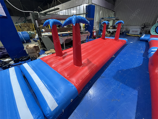 0.9mm PVC Drijvend Opblaasbaar Waterpark Opblaasbare Waterspellen Opblaasbaar Aquapark Voor De Zee