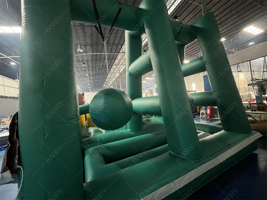 Reusachtige Opblaasbare Springkussen Glijbaan Hindernisbaan Opblaasbaar Spel Hindernis Trampoline Park voor Kinderen en Volwassenen