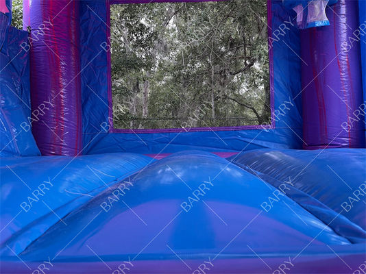 Commerciële Opblaasbare Waterglijbaan Combo Springkasteel Eenhoorn Jumper Springen Maan Springkastelen Springkasteel