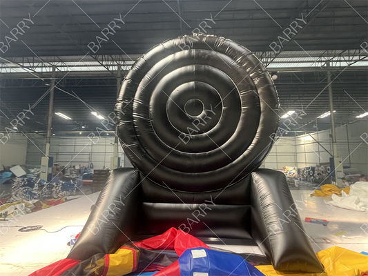 4.5mH Hoogwaardige Opblaasbare Voetbal Darts Opblaasbare Voetbal Darts Voet Dartbord Met Klittenband Ballen