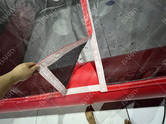 Aanpasbare Opblaasbare Voetbaldoel Set Promotionele Sportspel voor Strandfeest & Evenementen