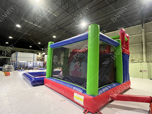 Commerciële Melody Kuromi Cartoon Opblaasbare Waterglijbaan Met Zwembad Voor Feest