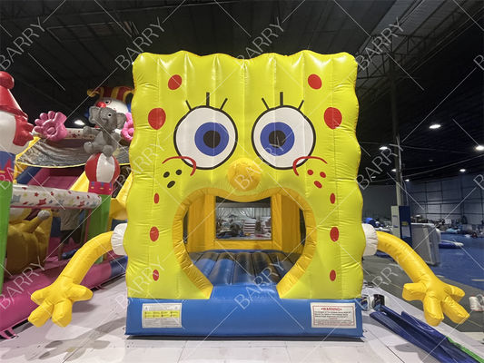 Cartoon PVC opblaasbaar kasteel Fun Bounce House Voor pretparken of feesten