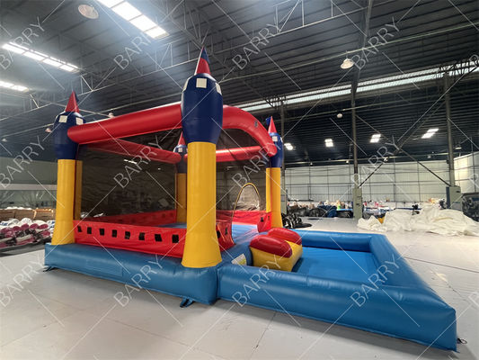 Commercial Inflatable Jumping Castle Cartoon Combo Bounce House With Slide