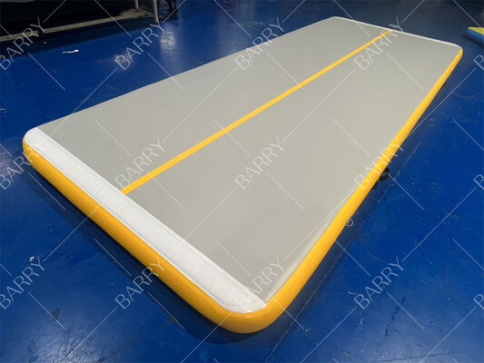 Gepersonaliseerde goedkope opblaasbare gymmat Gym Air Track 5m Tumbling Mats Air Track voor kinderen