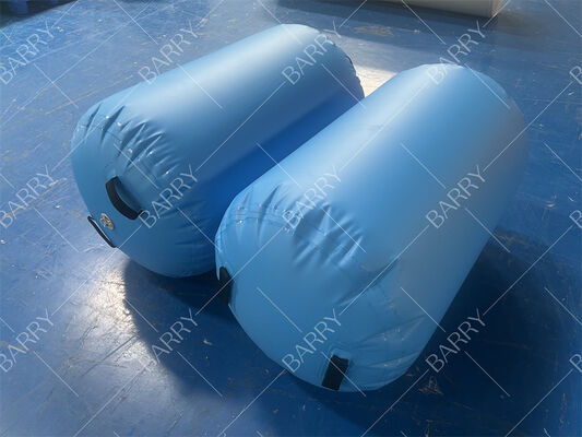 Hoogwaardige PVC opblaasbare luchtbaan Roller Gym Waterdicht rolvat voor gymnastiek Yoga Tumbling