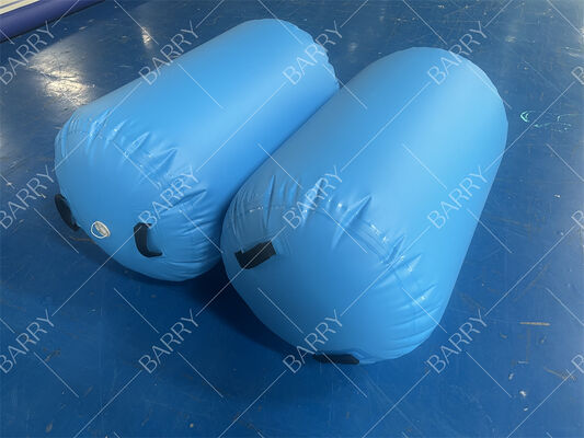 Hoogwaardige PVC opblaasbare luchtbaan Roller Gym Waterdicht rolvat voor gymnastiek Yoga Tumbling