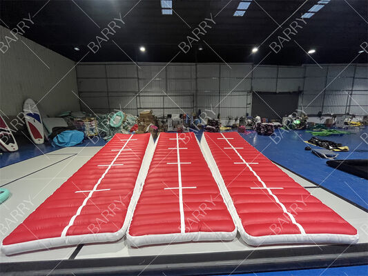 Fabricage Gymnastiek Oefening Opblaasbare Air Track Oprit / Gymnastiek Luchthelling Driehoek Oprit Matten