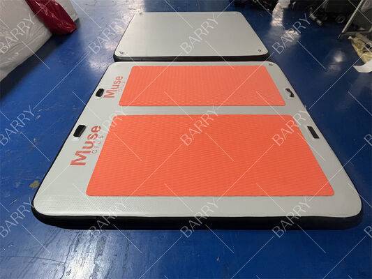 DWF Floating Pilates Mat opblaasbare water yoga mat Aqua fysieke zwevende zwembad mat