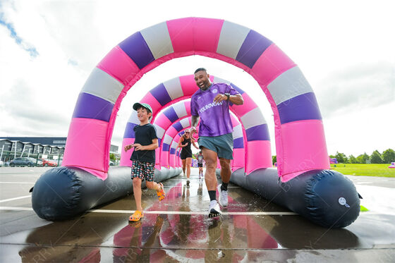 NL Grote Opblaasbare Hindernisbaan Opblaasbare 5K Hindernissen Race
