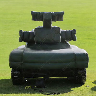 8.8m opblaasbaar militair tank model Outdoor Event Decor Tactische lokaas licht tank