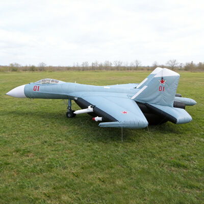 Outdoor Reconnaissance Drone Militaire Helikopter Opblaasbare Fighter Jet Decoy