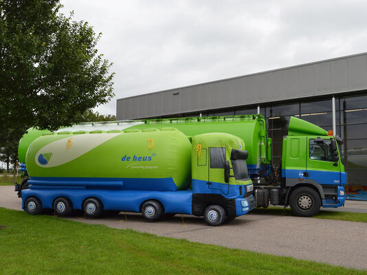 Oxford Cloth PVC Opblaasbare Dummy Militaire Vrachtwagen