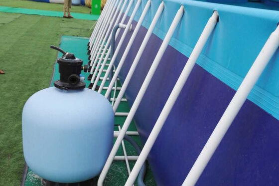 Aangepaste pvc-het Kaderpool van het staal Rechthoekige Ultrametaal voor Waterpark