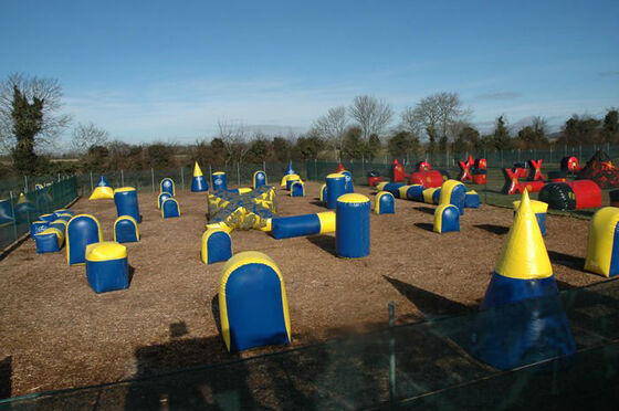 Opblaasbare Paintball-de Markeringshindernissen die van het Bunkersboogschieten Spelen schieten