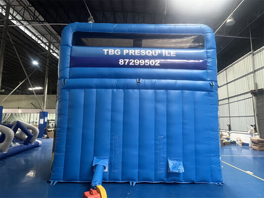 Lilo & Stitch Thema Drievoudige Baan Opblaasbare Glijbaan | Commerciële Kwaliteit Kinder Waterglijbaan