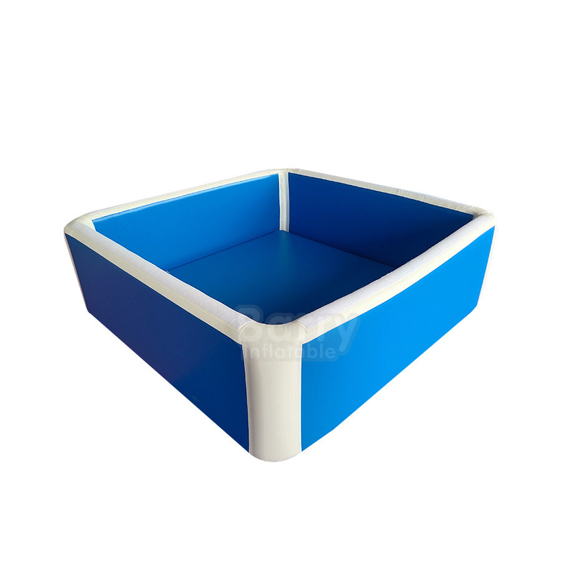Grote draagbare opvouwbare zwembad PVC-druppelsteken opblaasbaar boven de grond zwembad
