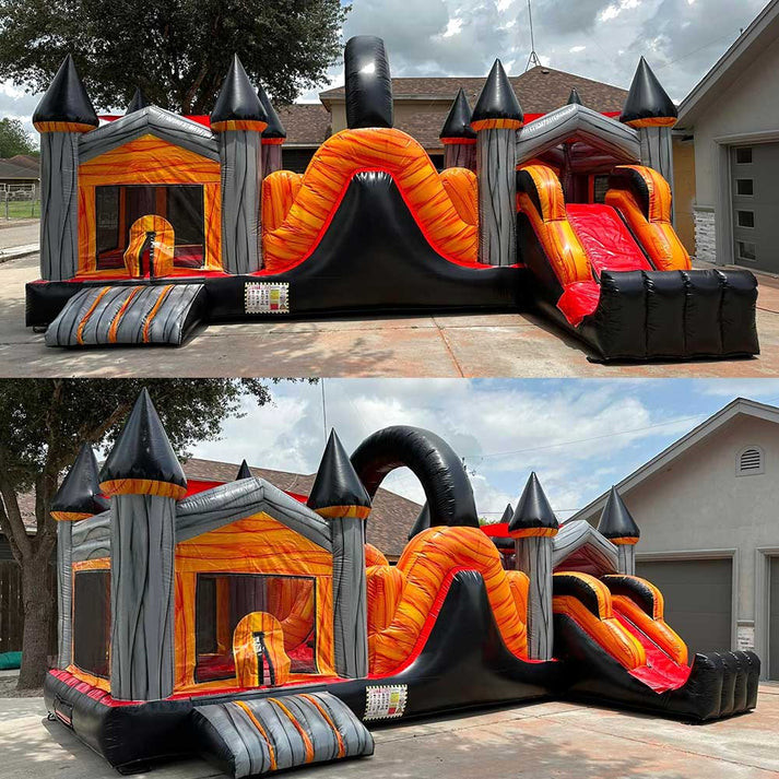 Persoonlijke obstakelbaan Bounce House Combo voor kinderen Indoor Outdoor Entertainment