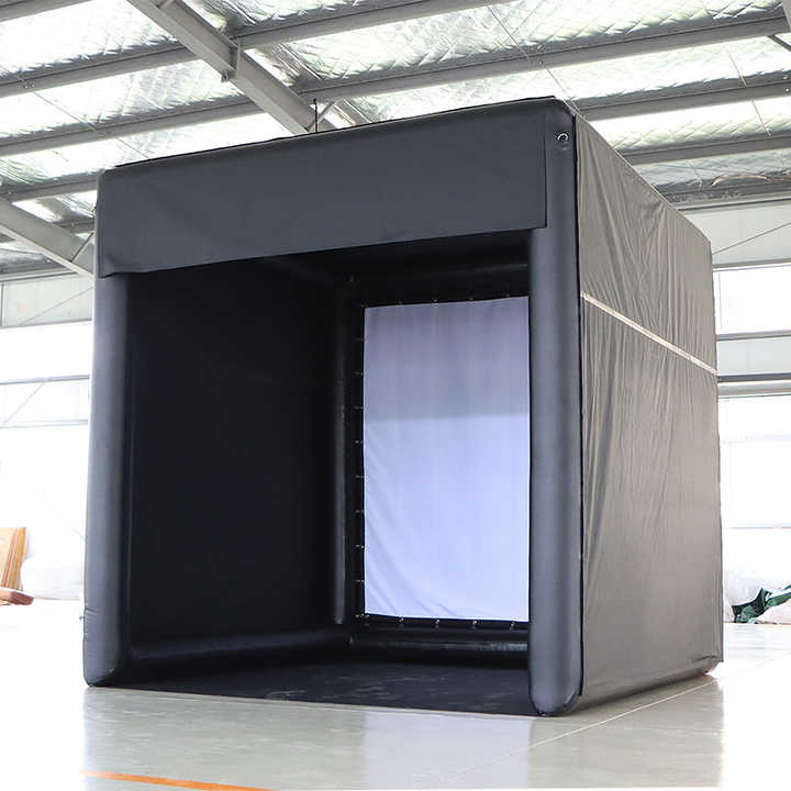 Opleidingsruimte opblaasbare golf simulator tent golf simulator kooi behuizingen voor thuis oefening met een aangepast ontwerp