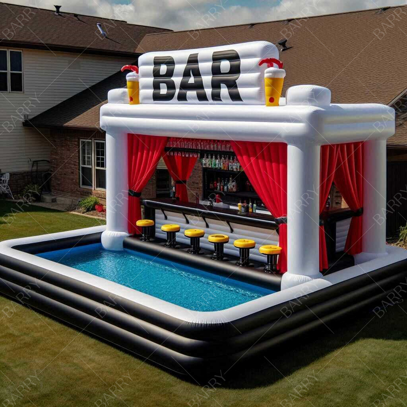 Buitenzwembad opblaasbaar voor bar water speelgoed buitenzwembad tuin pub pvc opblaasbaar zwembad