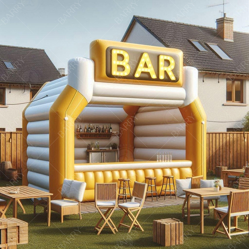 Opblaasbaar drijvend zwembad Bar voor volwassenen Opblaasbaar zwembad Blow Up Bar Party Event