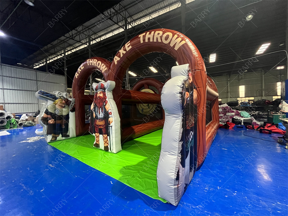 Interactieve Carnavalspel Dubbelbaan Axe Gooi opblaasbare Axe Gooi voor evenement feest