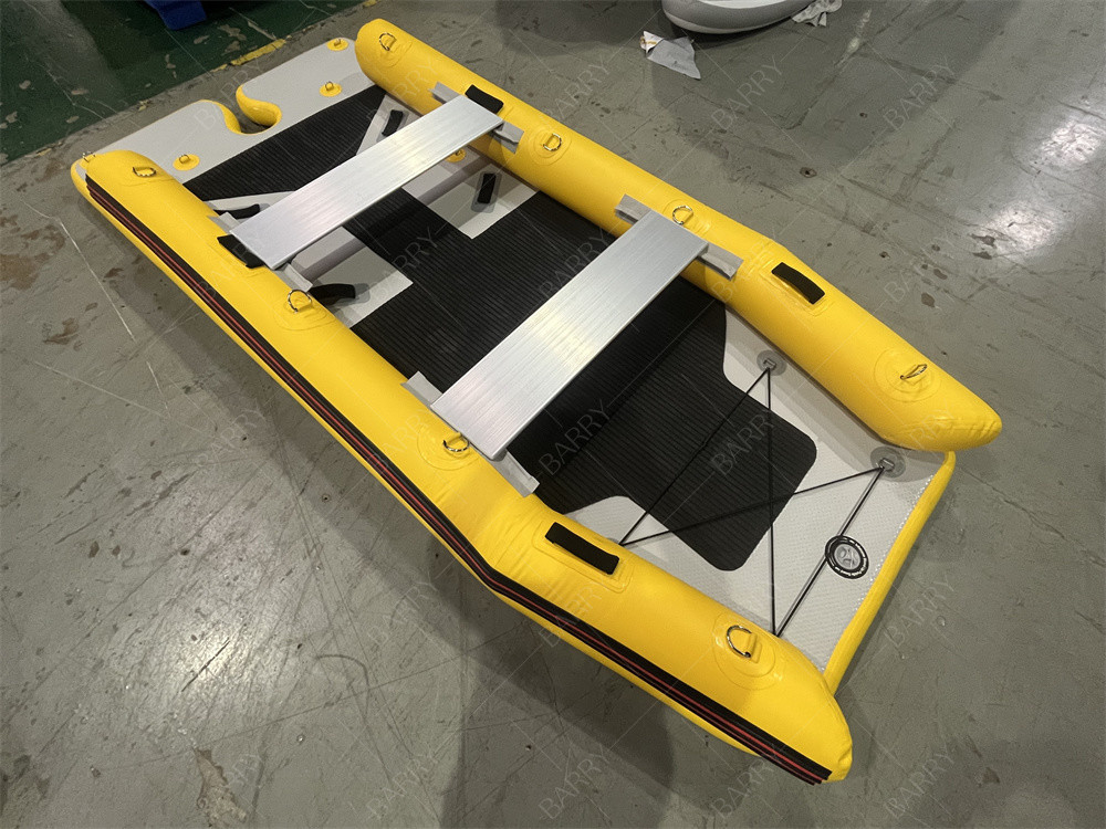Kleine kajak opblaasbaar PVC Power Sailing Ce lichtgewicht Catamaran zeilboot Hypalon opblaasbaar boot Catamaran