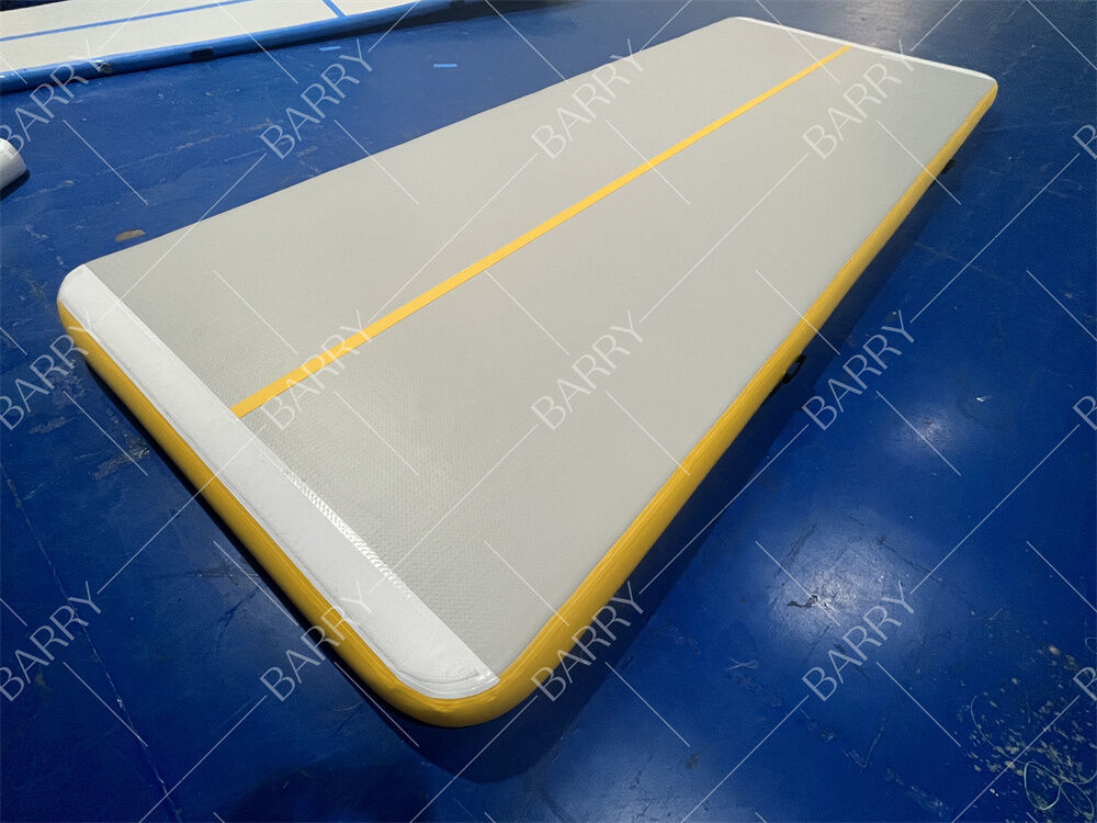 Gepersonaliseerde goedkope opblaasbare gymmat Gym Air Track 5m Tumbling Mats Air Track voor kinderen