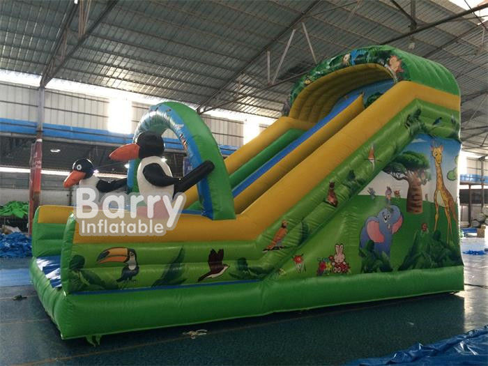 Van het het Thema Opblaasbare Drijvende Water van beeldverhaal Dia 7*4*5m de Dia van het Waterpark voor Jonge geitjes