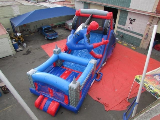 Van het Kasteelcombo van het Spidermanthema Opblaasbare van het de Spronghuis Springende de Uitsmijterdia voor Jonge geitjes