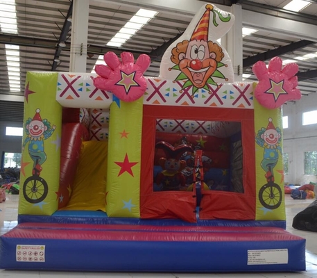 Jonge geitjesclown Inflatable Bouncy Castle dat Combo-het Bewijs van het Parkwater springt