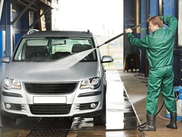De duurzame Opblaasbare Gemakkelijke Opstelling van de Autowasserettemat met de Ventilator van Ce/UL-