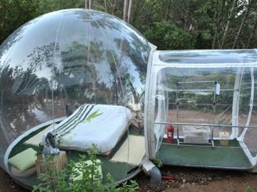 Transparante Duidelijke Opblaasbare het Kamptent van de Gazon Openlucht Opblaasbare Tent voor Familie