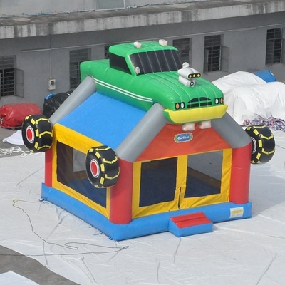Commerciële Openlucht Opblaasbare van het de Autoontwerp van het Uitsmijterhuis Springende het Kasteelhuur