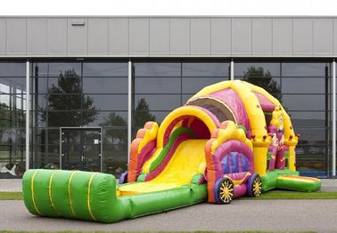 Populair de Spronghuis van pvc Duarable van Pricess Opblaasbaar Combo met Dia