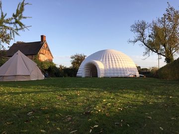 Dubbele Laag Opblaasbare Tent, Waterdichte Opblaasbare het Kamperen van pvc Tent voor Openlucht