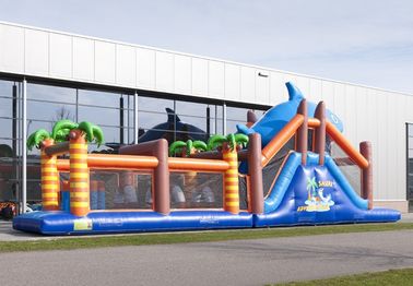 Het waterdichte Avontuur stelt Opblaasbare Obstcale-Cursus 17.5*3.8*5m in werking
