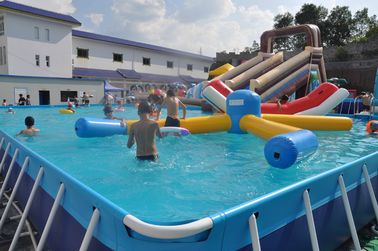 Het Kader Paddelende Pool 0.9mm van het rechthoekmetaal pvc-Geteerd zeildoek voor Waterpark