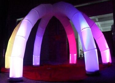 De Opblaasbare Boog van de clubdecoratie Aantrekkelijk met LEIDEN Veranderend Licht
