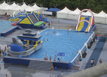 De DiaPretpark van het de zomerwater boven van de de Poolspeelplaats van het Grondmetaal het Materiaalgebruik
