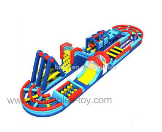 Multielement pvc-Cursus van de Geteerd zeildoek Opblaasbare Hindernis met Boot Camp Wipeout